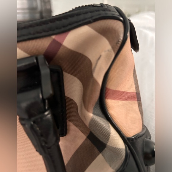 Burberry Nova check Studded Bowling Bag - Picture 2 of 16